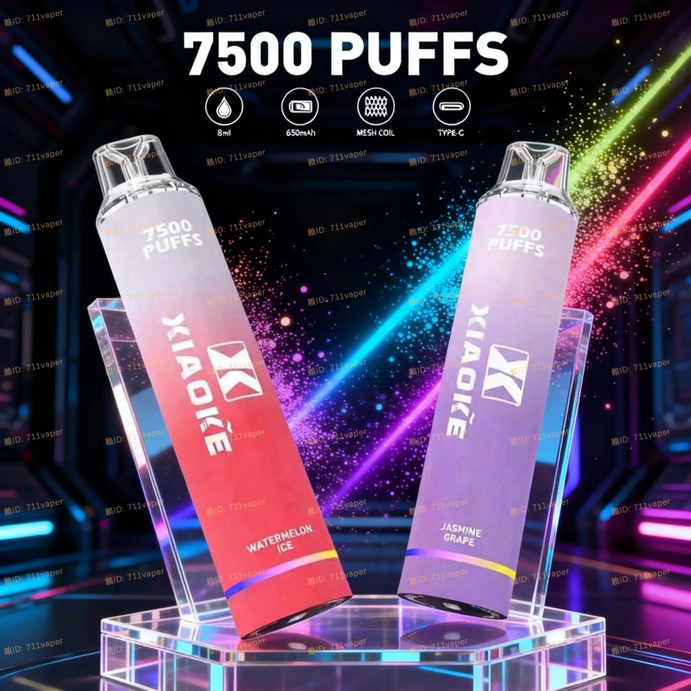 XIAOKE 梟客 7500 PUFFS 深度測評：硬核調油下的風味盛宴，7500 口長效解析不設限