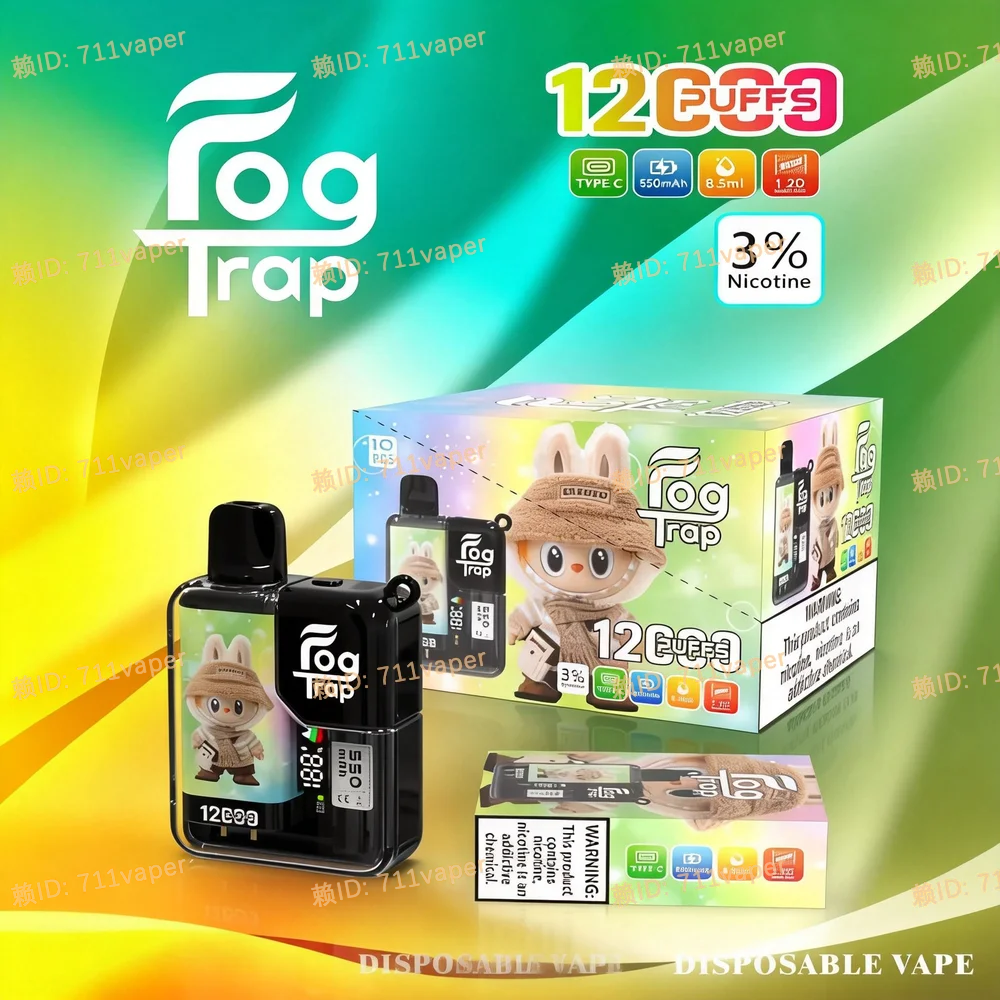 Fog Trap × LABUBU 聯名限定款：12000口拋棄式電子菸的潮流工藝解析