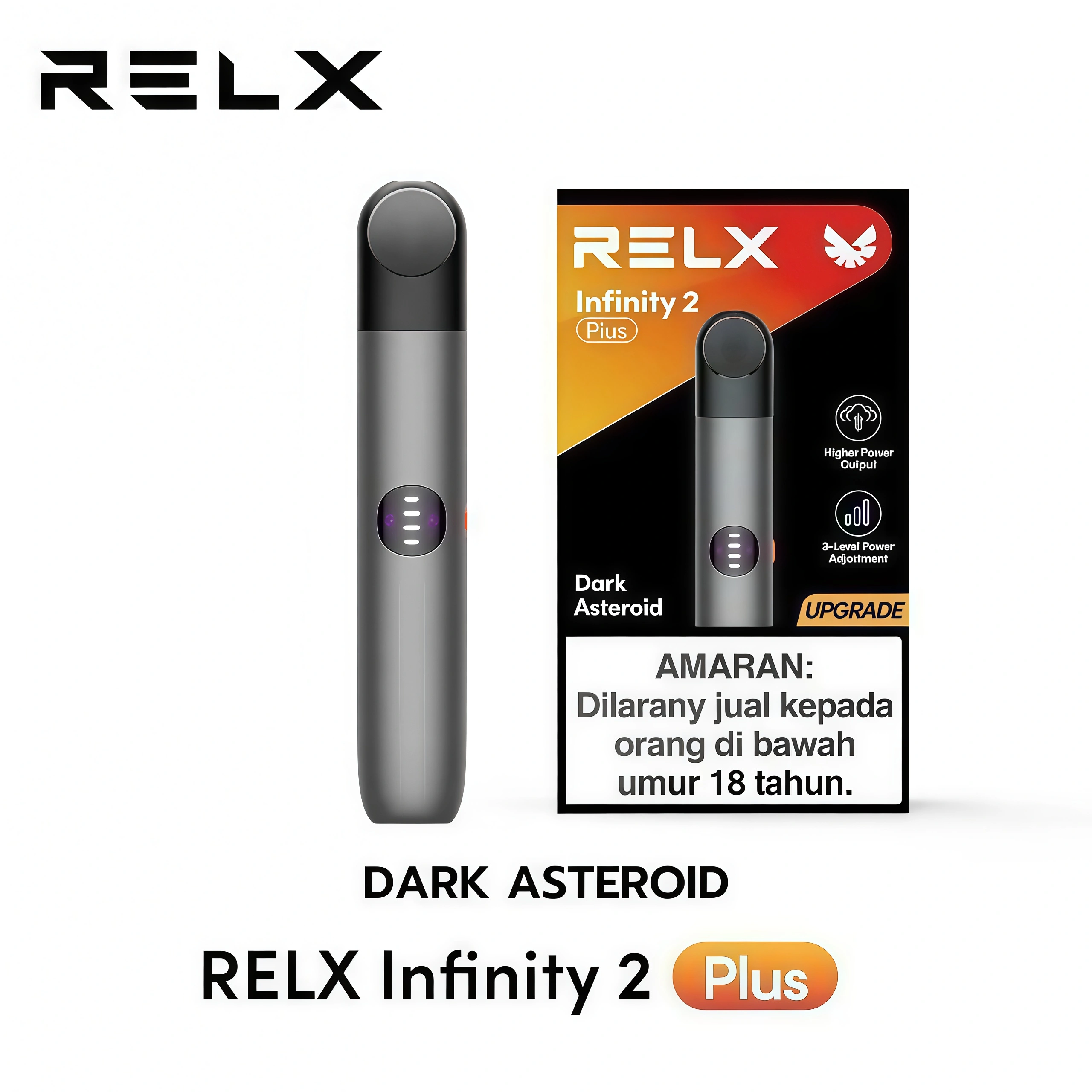 悅刻-relx-Infinity 2-Plus 主機-灰色（小行星）-2