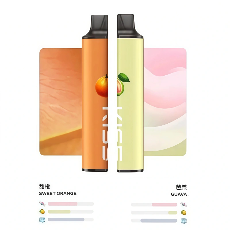 Kiss 6500 Puffs-甜橙-芭樂