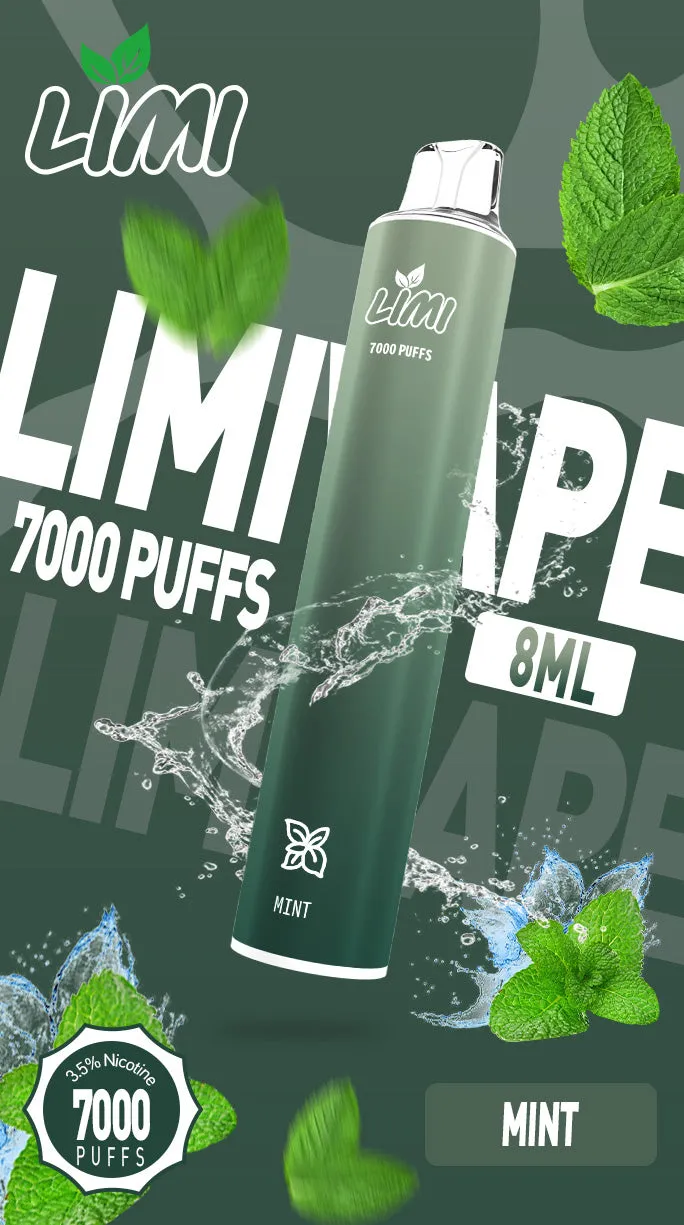 LIMI-7000-PUFFS-一次性拋棄式-三重薄荷