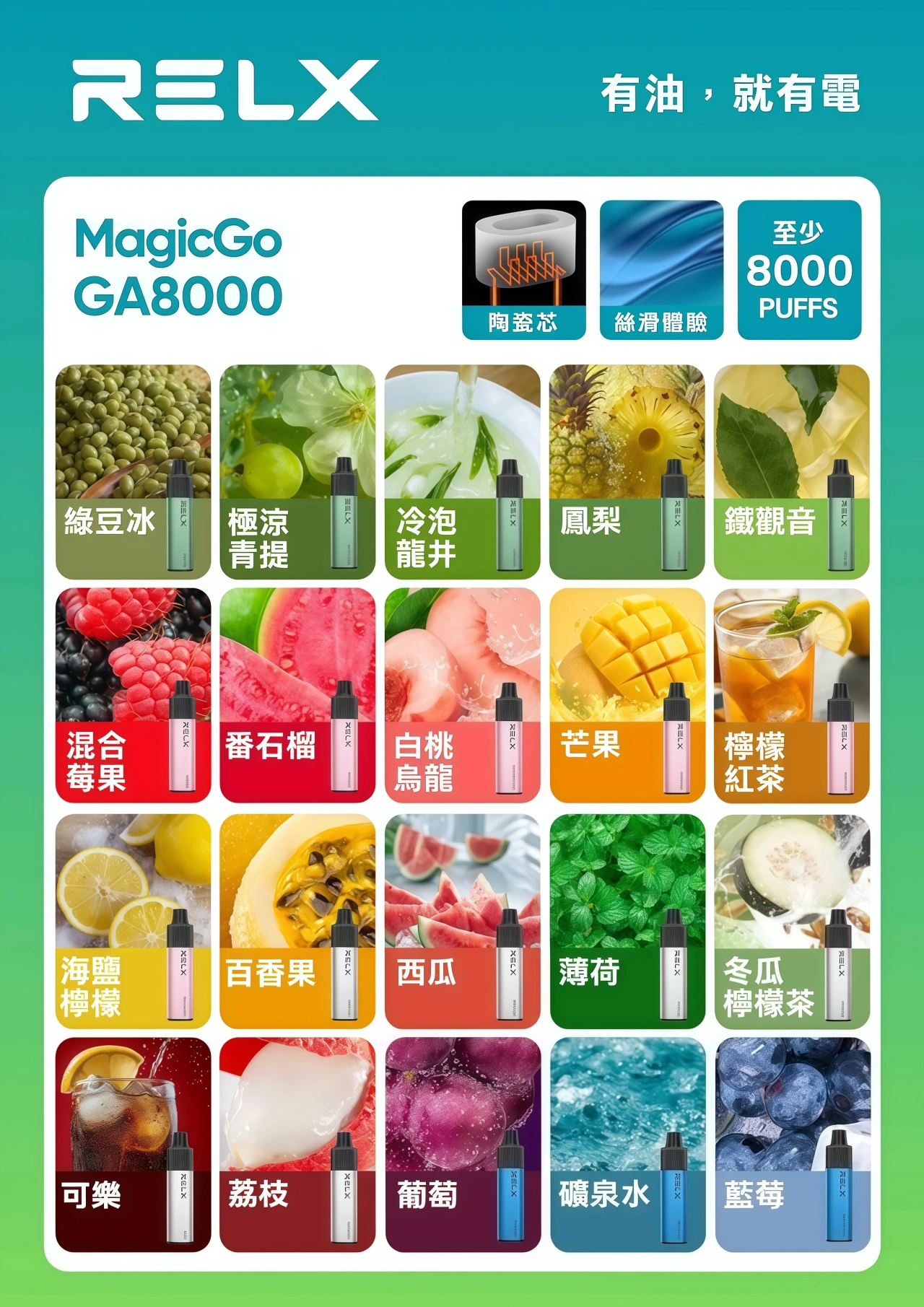 RELX悅刻GA8000口-主圖