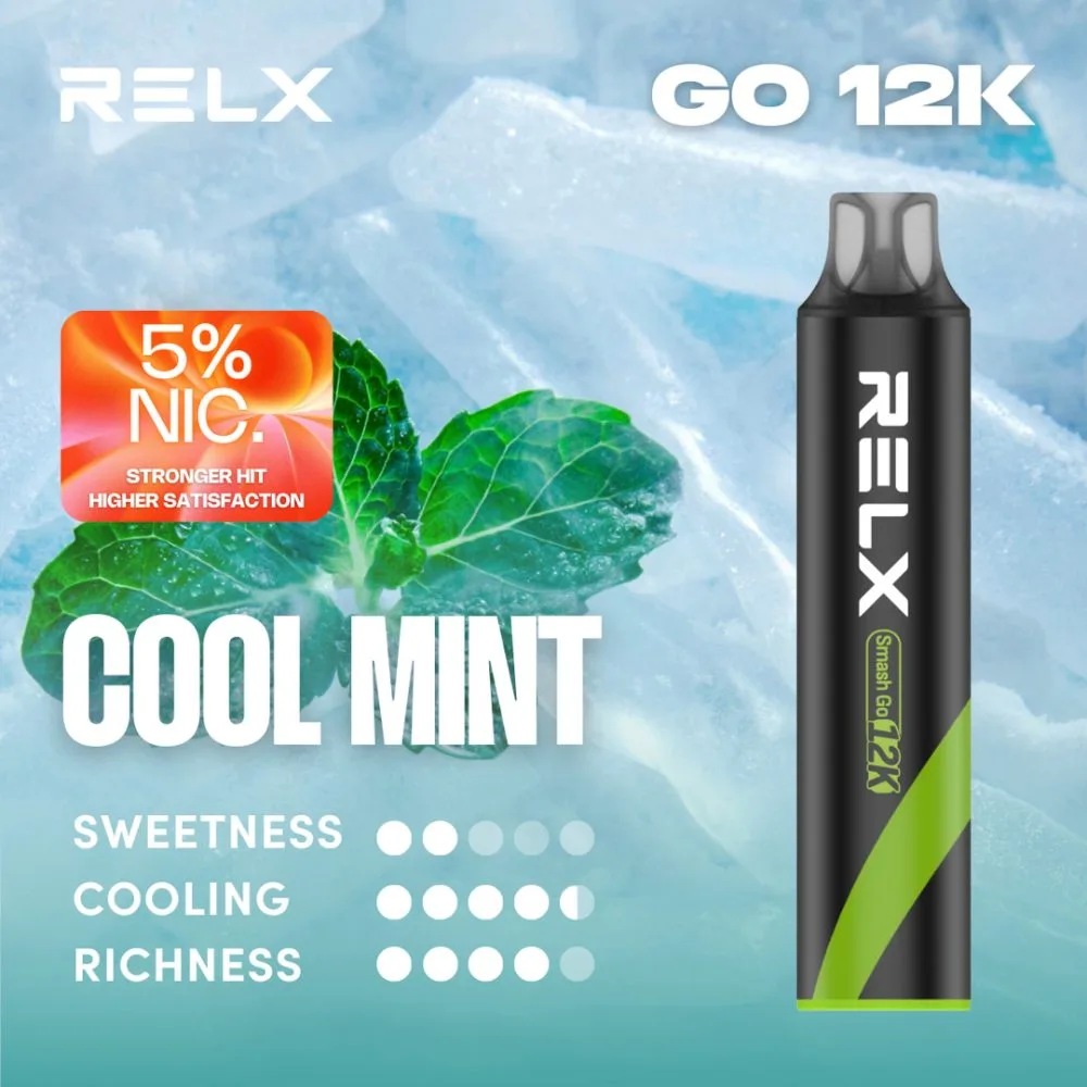 悦刻黑条 RELX SMASH GO 12000口-冰新薄荷